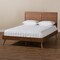 Baxton Studio Zenon Mid-Century Walnut Brown Finished Wood Full Size Platform Bed 156-9407-9419 - alternate 9